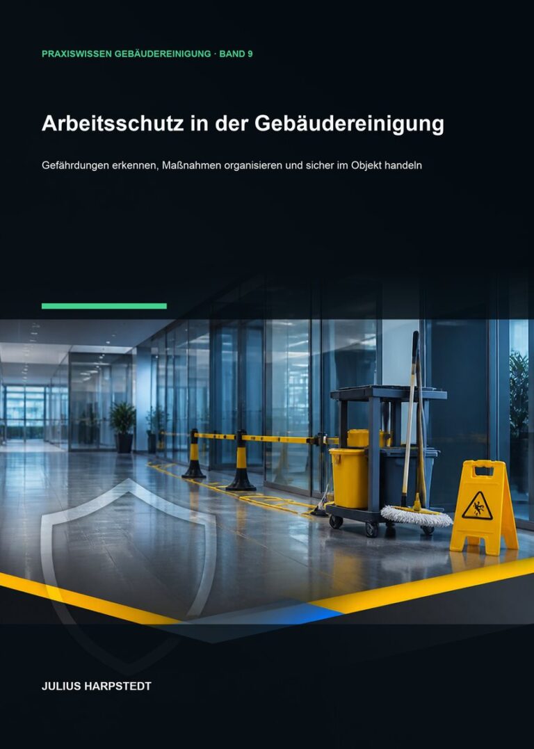 Arbeitsschutz in der Gebäudereinigung – Cover, Band 9 der Reihe Praxiswissen Gebäudereinigung