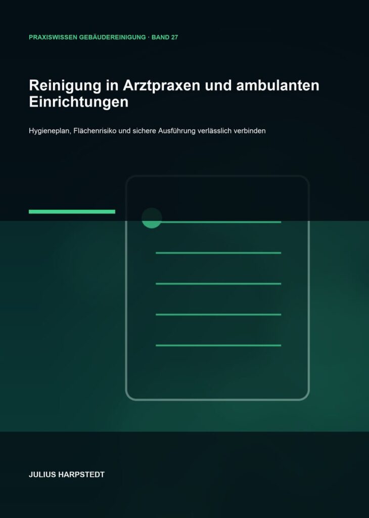 Reinigung in Arztpraxen und ambulanten Einrichtungen – Cover, Band 27 der Reihe Praxiswissen Gebäudereinigung