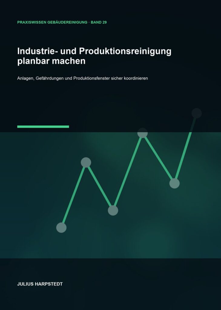 Industrie- und Produktionsreinigung planbar machen – Cover, Band 29 der Reihe Praxiswissen Gebäudereinigung