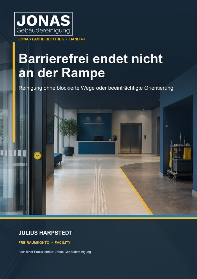 Barrierefrei endet nicht an der Rampe: Reinigung ohne blockierte Wege oder beeinträchtigte Orientierung – Buchcover