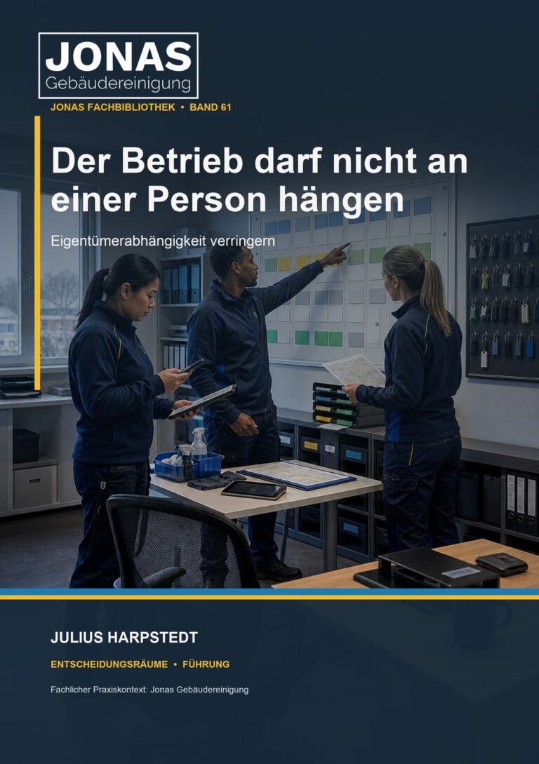 Der Betrieb darf nicht an einer Person hängen: Eigentümerabhängigkeit verringern – Buchcover