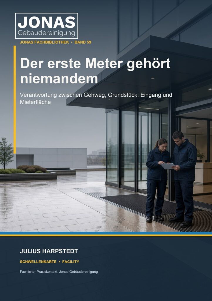 Der erste Meter gehört niemandem: Verantwortung zwischen Gehweg, Grundstück, Eingang und Mieterfläche – Buchcover