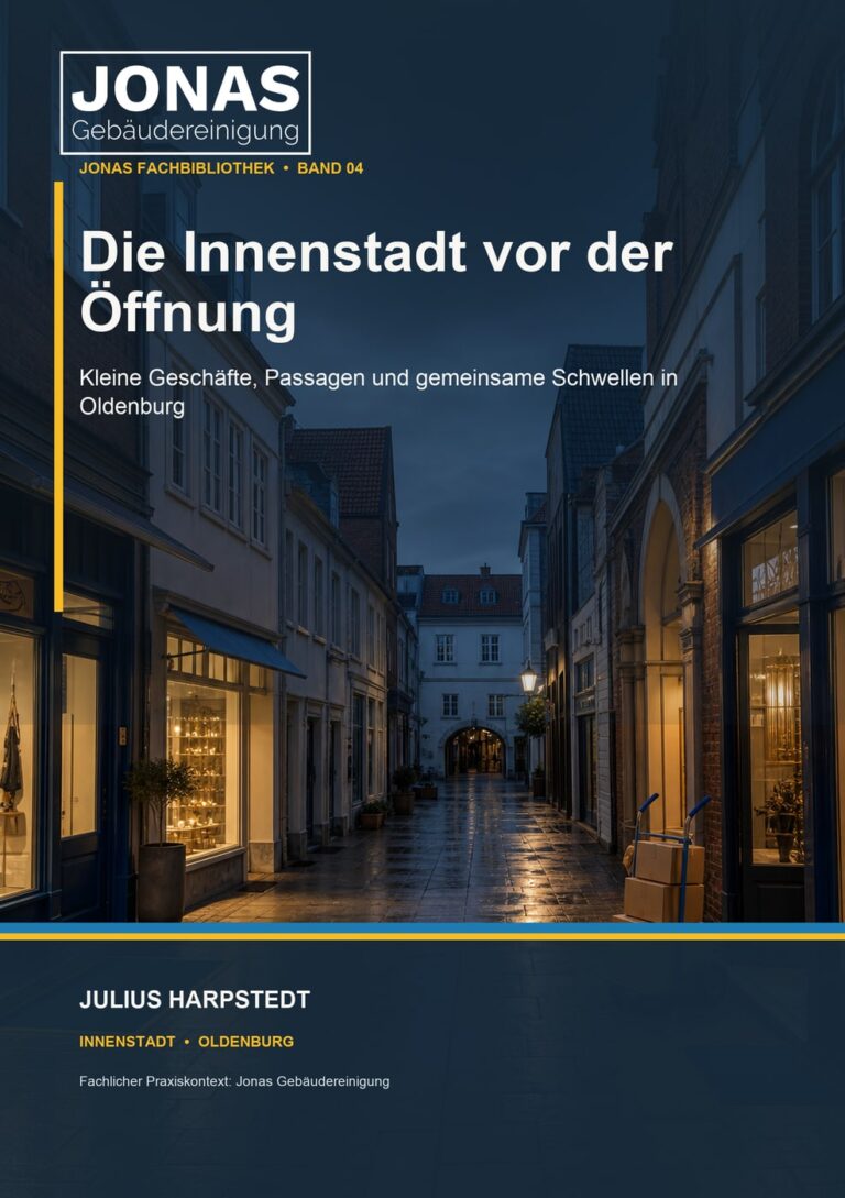 Die Innenstadt vor der Öffnung: Kleine Geschäfte, Passagen und gemeinsame Schwellen in Oldenburg – Buchcover