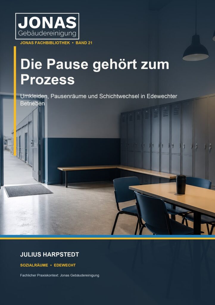 Die Pause gehört zum Prozess: Umkleiden, Pausenräume und Schichtwechsel in Edewechter Betrieben – Buchcover