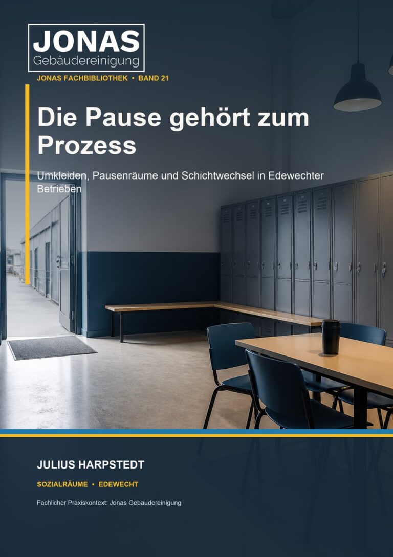 Die Pause gehört zum Prozess: Umkleiden, Pausenräume und Schichtwechsel in Edewechter Betrieben – Buchcover