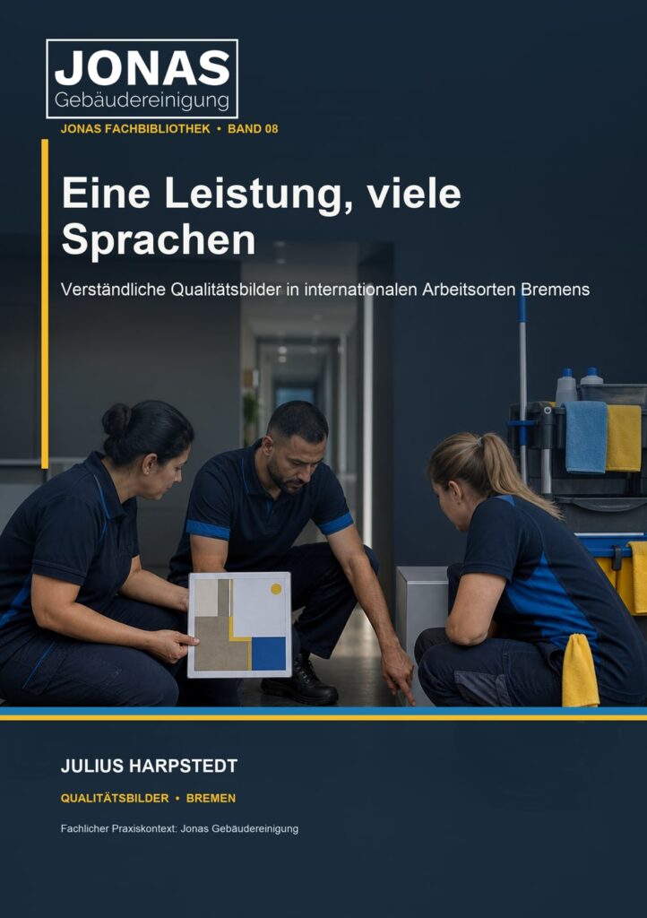 Eine Leistung, viele Sprachen: Verständliche Qualitätsbilder in internationalen Arbeitsorten Bremens – Buchcover