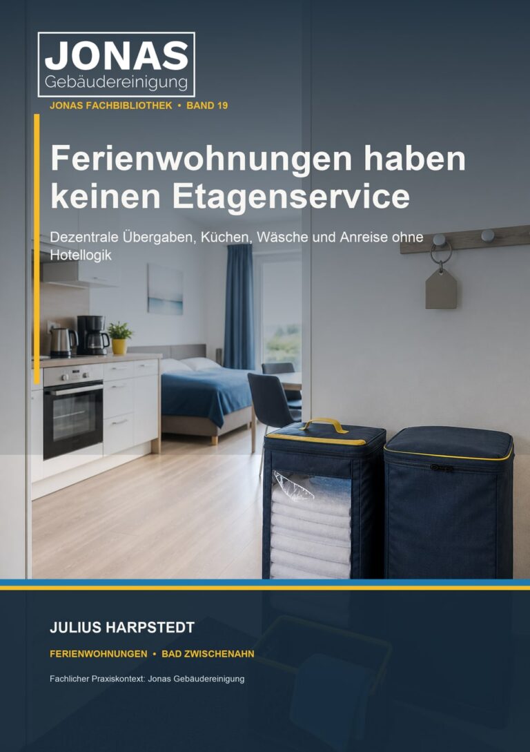 Ferienwohnungen haben keinen Etagenservice: Dezentrale Übergaben, Küchen, Wäsche und Anreise ohne Hotellogik – Buchcover