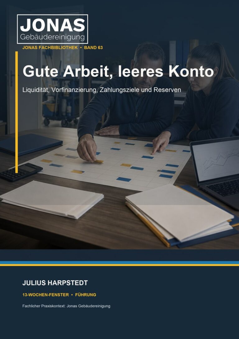 Gute Arbeit, leeres Konto: Liquidität, Vorfinanzierung, Zahlungsziele und Reserven – Buchcover
