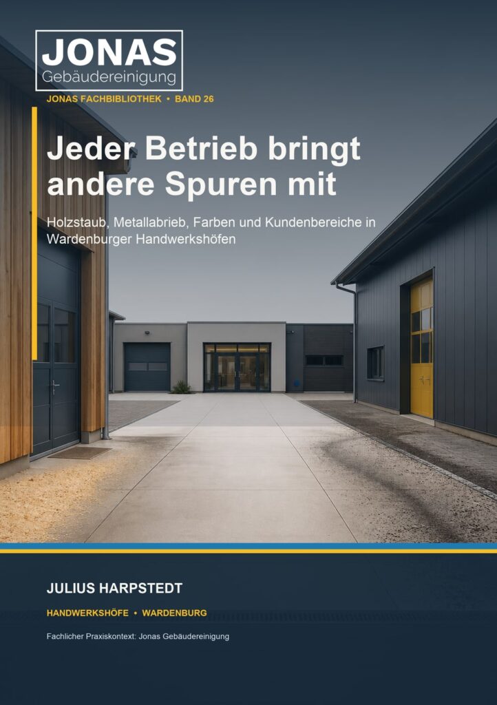 Jeder Betrieb bringt andere Spuren mit: Holzstaub, Metallabrieb, Farben und Kundenbereiche in Wardenburger Handwerkshöfen – Buchcover