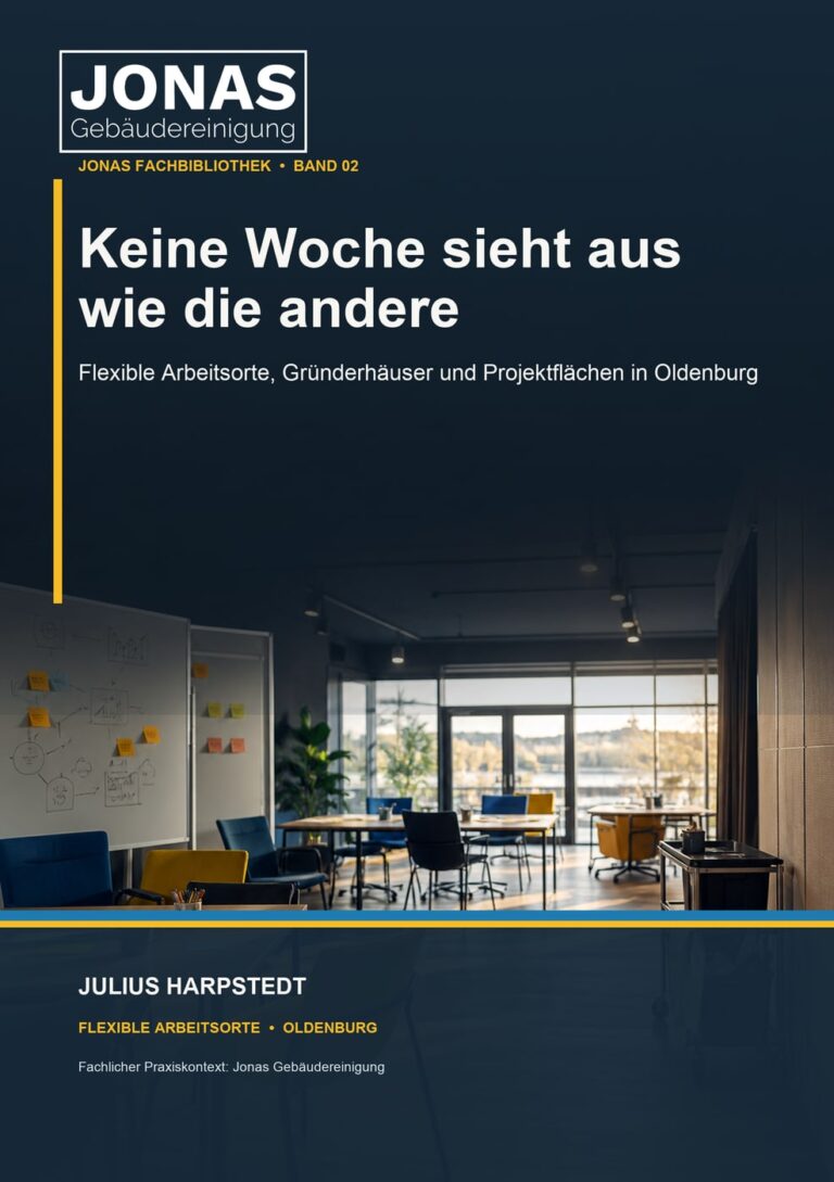 Keine Woche sieht aus wie die andere: Flexible Arbeitsorte, Gründerhäuser und Projektflächen in Oldenburg – Buchcover