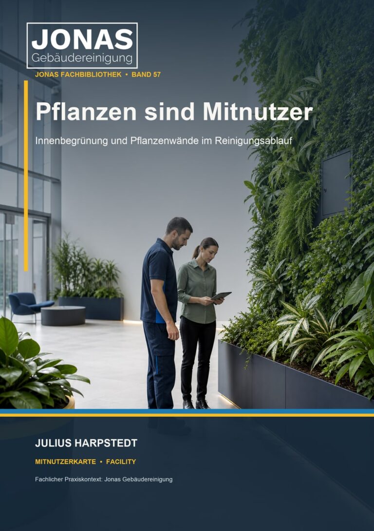 Pflanzen sind Mitnutzer: Innenbegrünung und Pflanzenwände im Reinigungsablauf – Buchcover