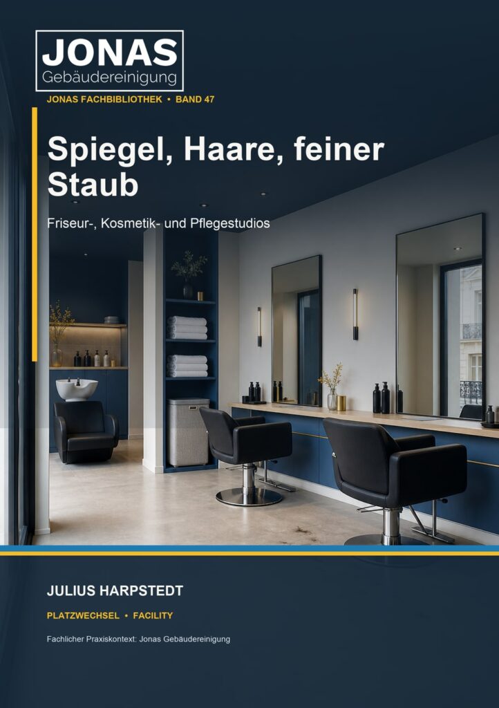 Spiegel, Haare, feiner Staub: Friseur-, Kosmetik- und Pflegestudios – Buchcover