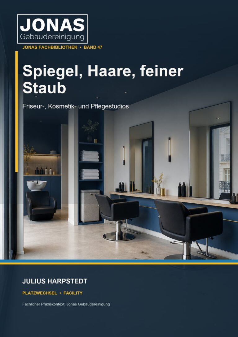 Spiegel, Haare, feiner Staub: Friseur-, Kosmetik- und Pflegestudios – Buchcover