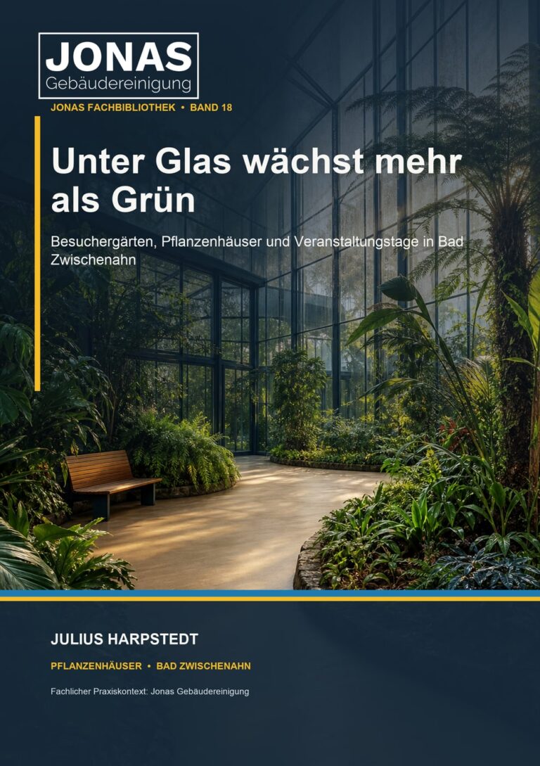 Unter Glas wächst mehr als Grün: Besuchergärten, Pflanzenhäuser und Veranstaltungstage in Bad Zwischenahn – Buchcover