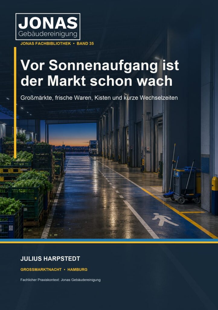 Vor Sonnenaufgang ist der Markt schon wach: Großmärkte, frische Waren, Kisten und kurze Wechselzeiten – Buchcover