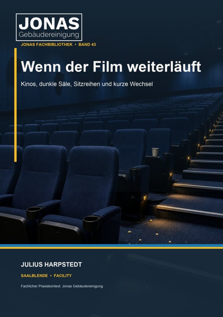 Wenn der Film weiterläuft: Kinos, dunkle Säle, Sitzreihen und kurze Wechsel – Buchcover
