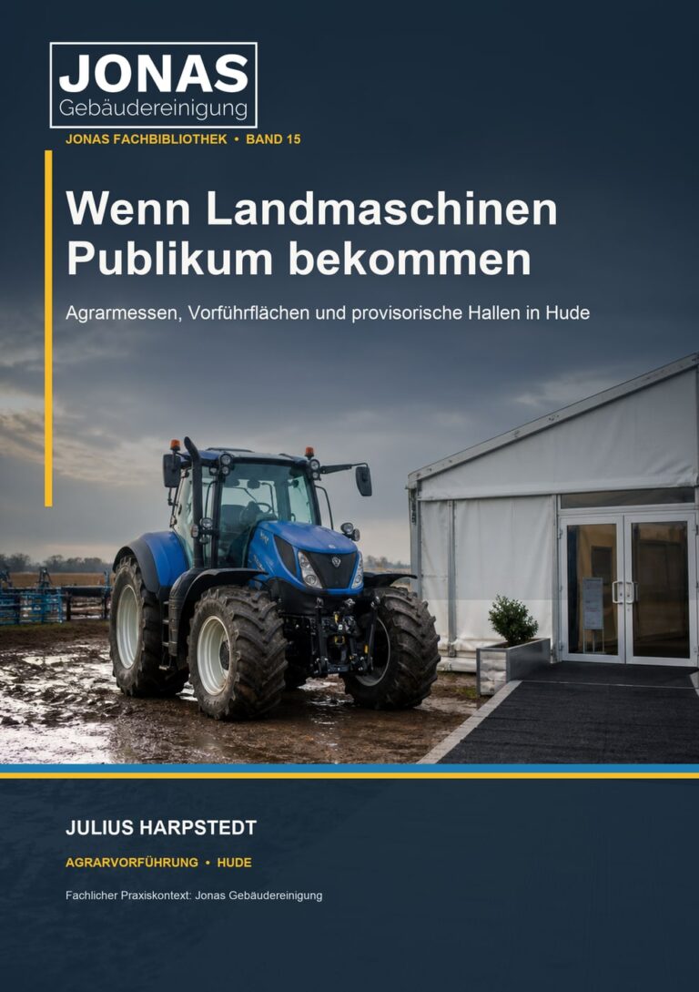 Wenn Landmaschinen Publikum bekommen: Agrarmessen, Vorführflächen und provisorische Hallen in Hude – Buchcover